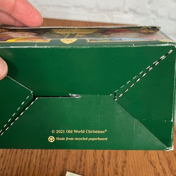 Old World Christmas “Congratulations” Champagne Glasses & confetti Ornament NWT - Picture 7 of 7